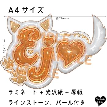 Amazon.co.jp: [&TEAM EJ ウィジュ] ぷっくりネームボード [SNOW